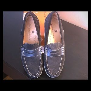 Martin Dingman Bill Suede loafers size 10